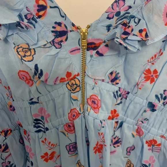 Banjanan Maya Dress in Blue Floral Size Small NWT - Picture 7 of 9